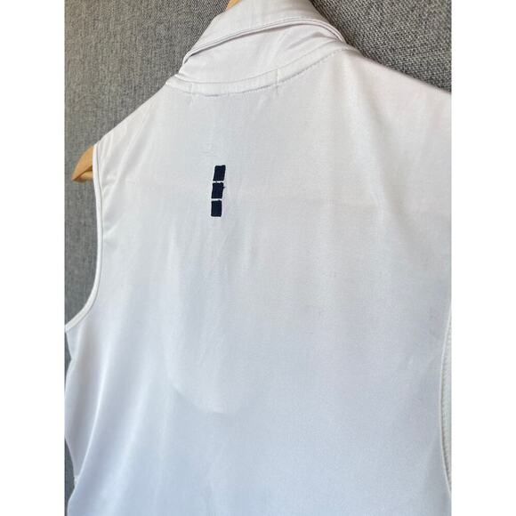 Jamie Sadock White Sleeveless Collared Golf Top - Women's Size Small - Picture 8 of 10